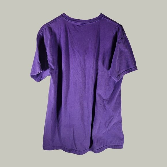 TeeFury Mens Tshirt Robot / Alien Purple Short Sleeve Size M - Picture 2 of 3